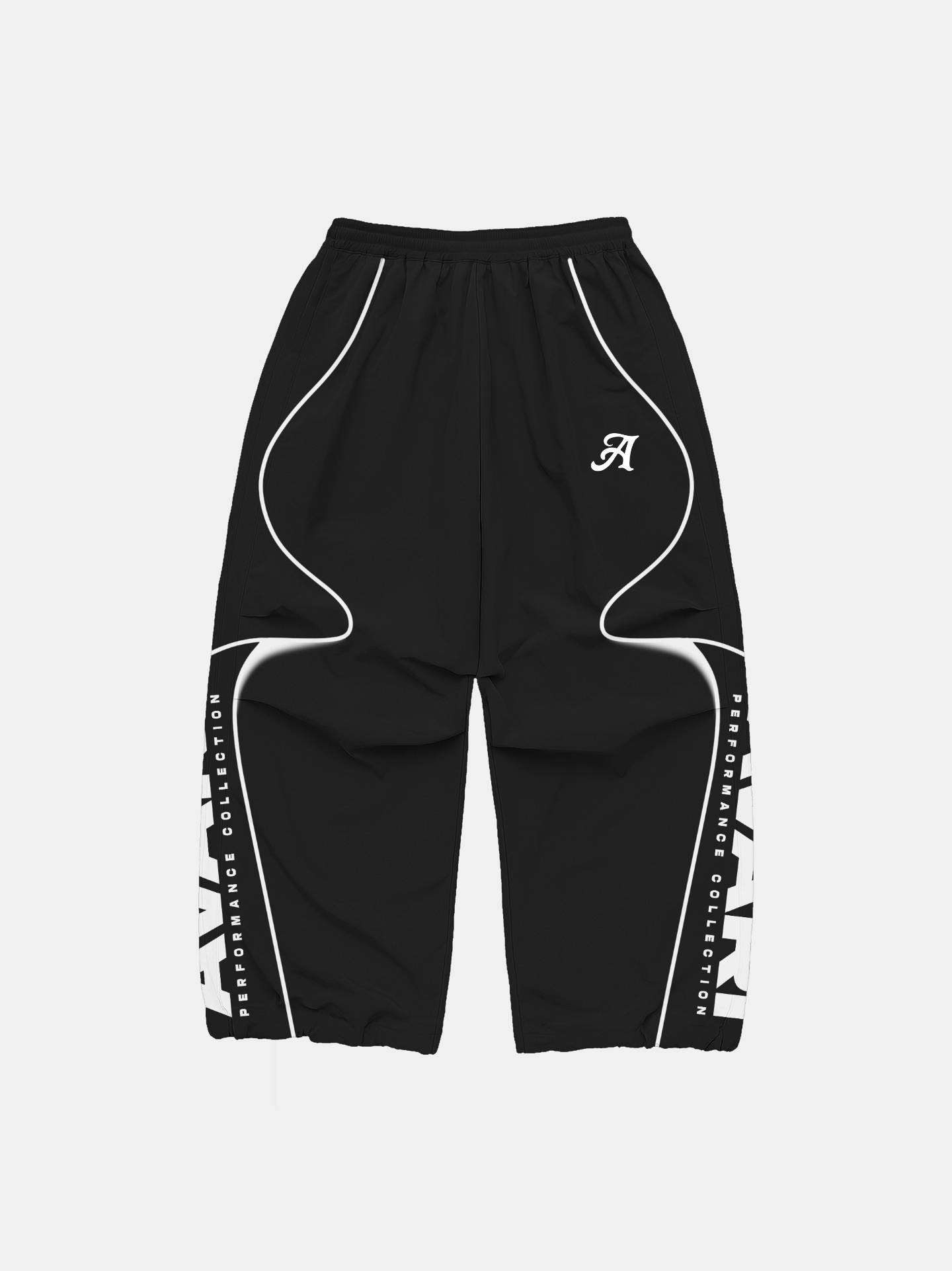 Black and White AVARI Windbreaker Pants [Pre-Order]